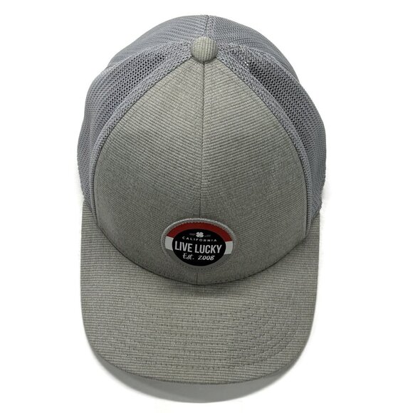 Black‎ Clover Live Lucky Snapback Hat Gray 110 Flex Tech Yupoong Stretch - Picture 5 of 10